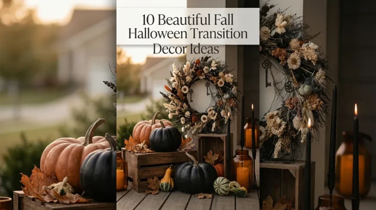 10 Beautiful Fall Halloween Transition Decor Ideas