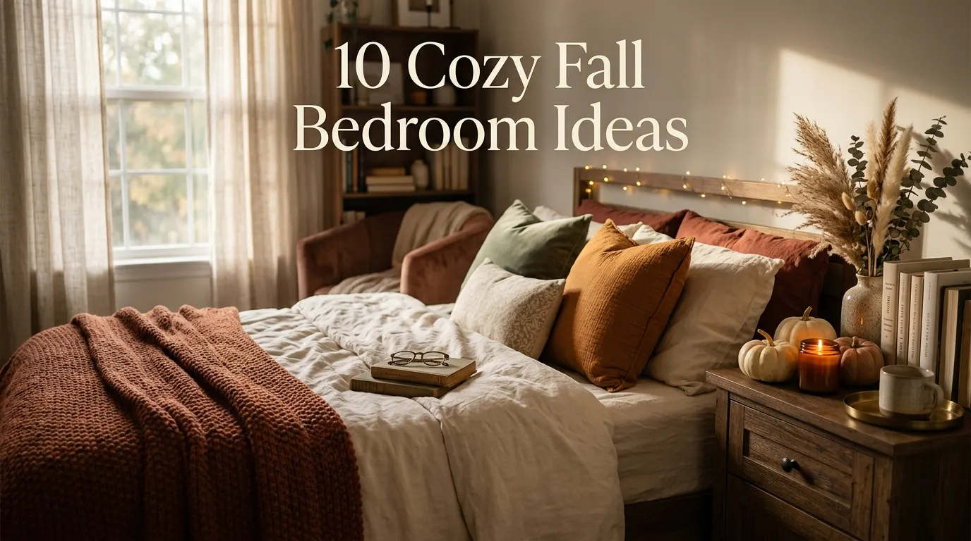 10 Cozy Fall Bedroom Ideas
