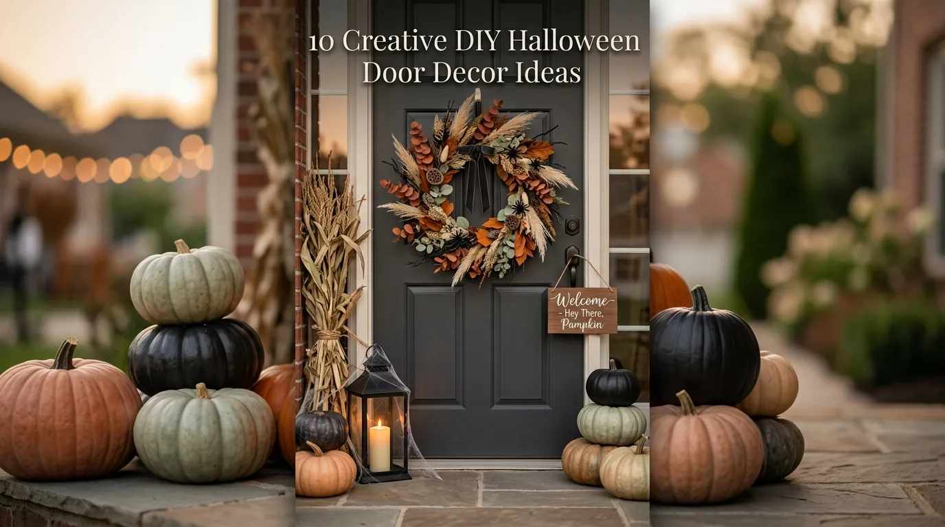 10 Creative DIY Halloween Door Decor Ideas