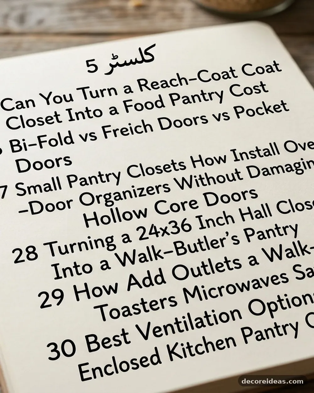 Can You Turn a Reach-In Coat Closet Into a Food Pantry?