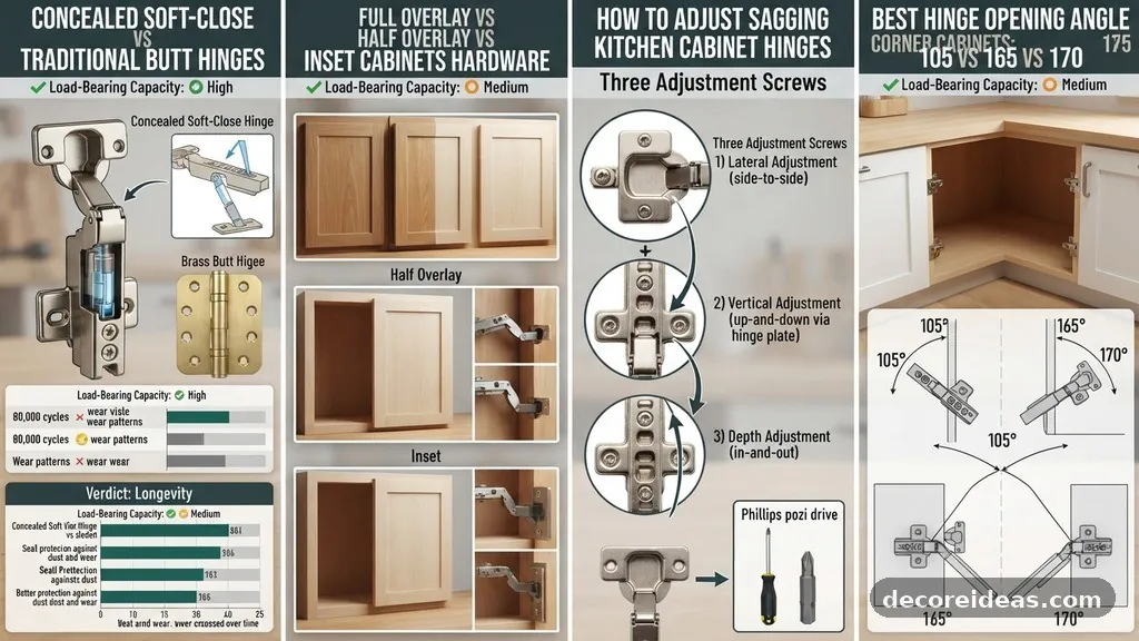 Best Hinge Opening Angle for Corner Cabinets (105° vs 165° vs 170°)