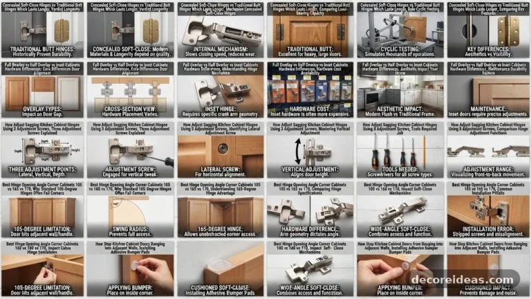 How to Stop Kitchen Cabinet Doors from Banging into Adjacent Walls
