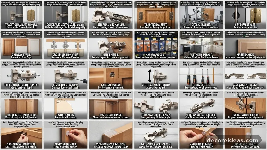 How to Stop Kitchen Cabinet Doors from Banging into Adjacent Walls