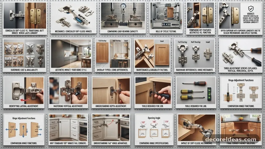Impact of Soft-Close Mechanisms - Best Hinge Opening Angle for Corner Cabinets (105° vs 165° vs 170°)