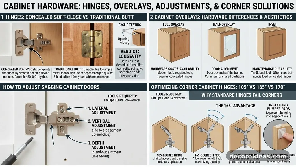 Installing Adhesive Bumper Pads - How to Stop Kitchen Cabinet Doors from Banging into Adjacent Walls