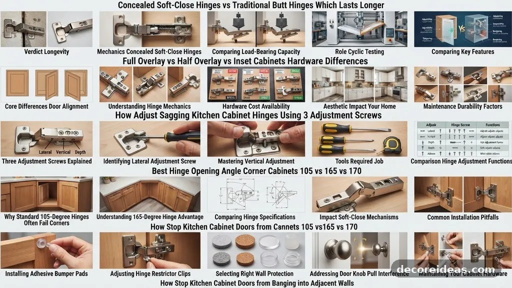 Maintaining Your Cabinet Hardware - How to Stop Kitchen Cabinet Doors from Banging into Adjacent Walls